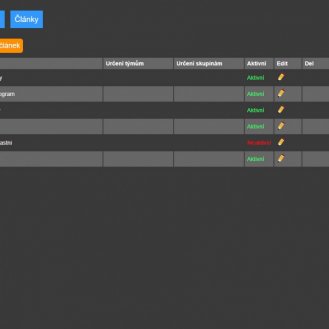 Náhled na aplikaci xSPORT - pro administrátory