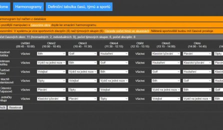 Vývoj software - ukázka webové aplikace
